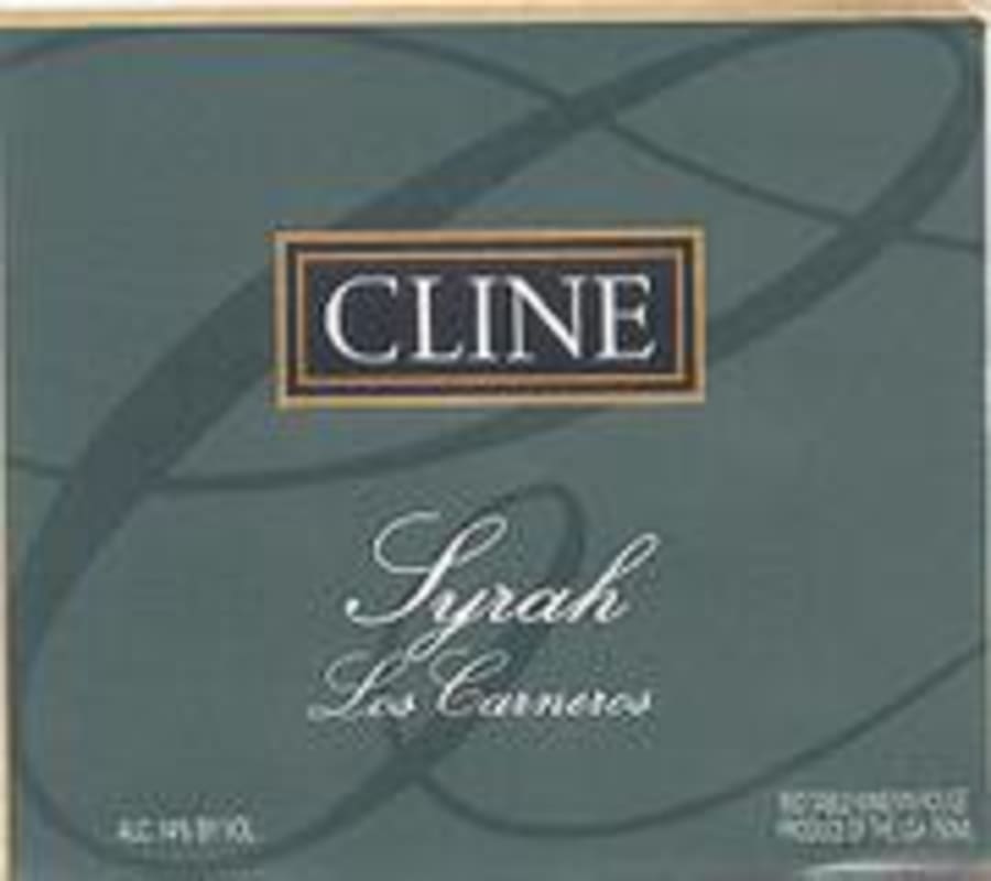 Cline Los Carneros Syrah 2000 Front Label