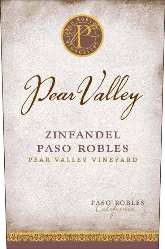 Pear Valley Zinfandel 2009 Front Label