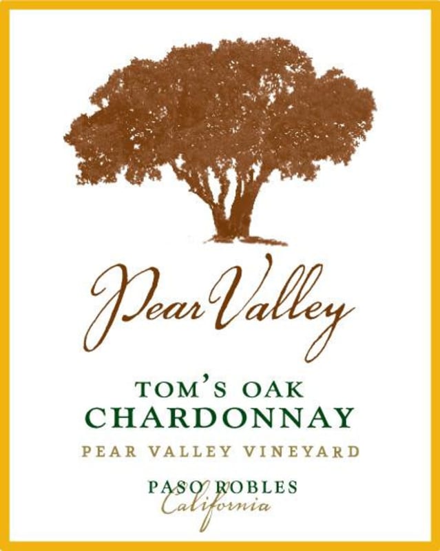 Pear Valley Toms Oak Chardonnay 2014 Front Label