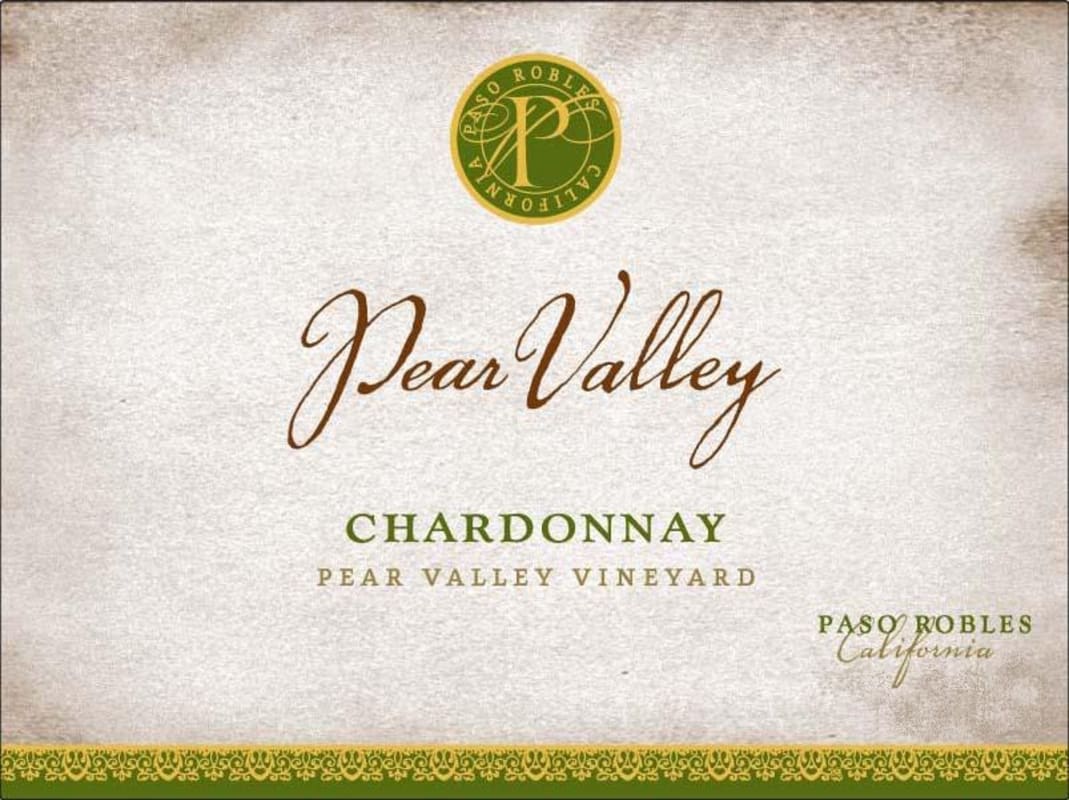 Pear Valley Chardonnay 2010 Front Label