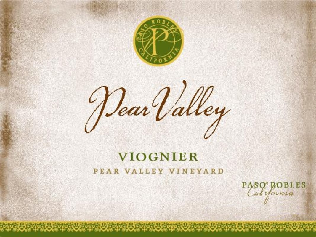 Pear Valley Viognier 2014 Front Label