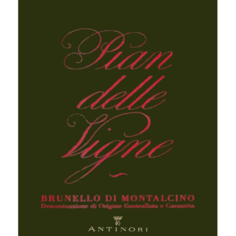 Marchesi Antinori Pian Delle Vigne Brunello di Montalcino 1997 Front Label