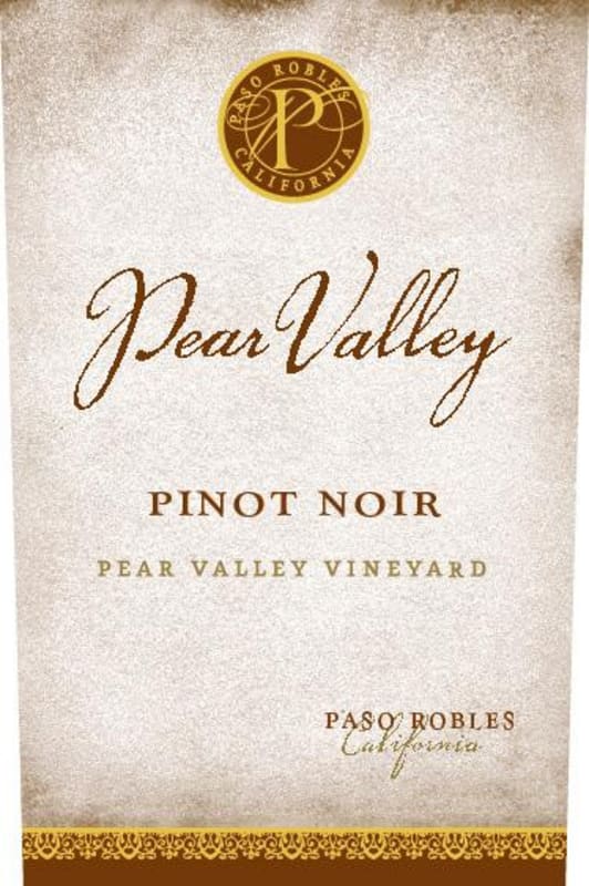 Pear Valley Pinot Noir 2013 Front Label