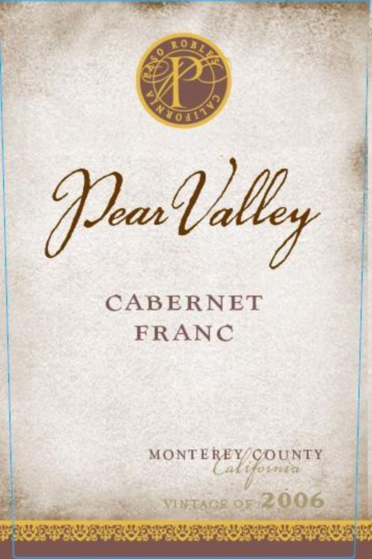 Pear Valley Cabernet Franc 2006 Front Label