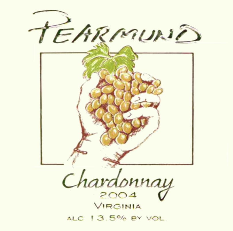 Pearmund Cellars Chardonnay 2004 Front Label