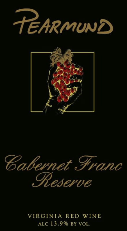 Pearmund Cellars Reserve Cabernet Franc 2014 Front Label