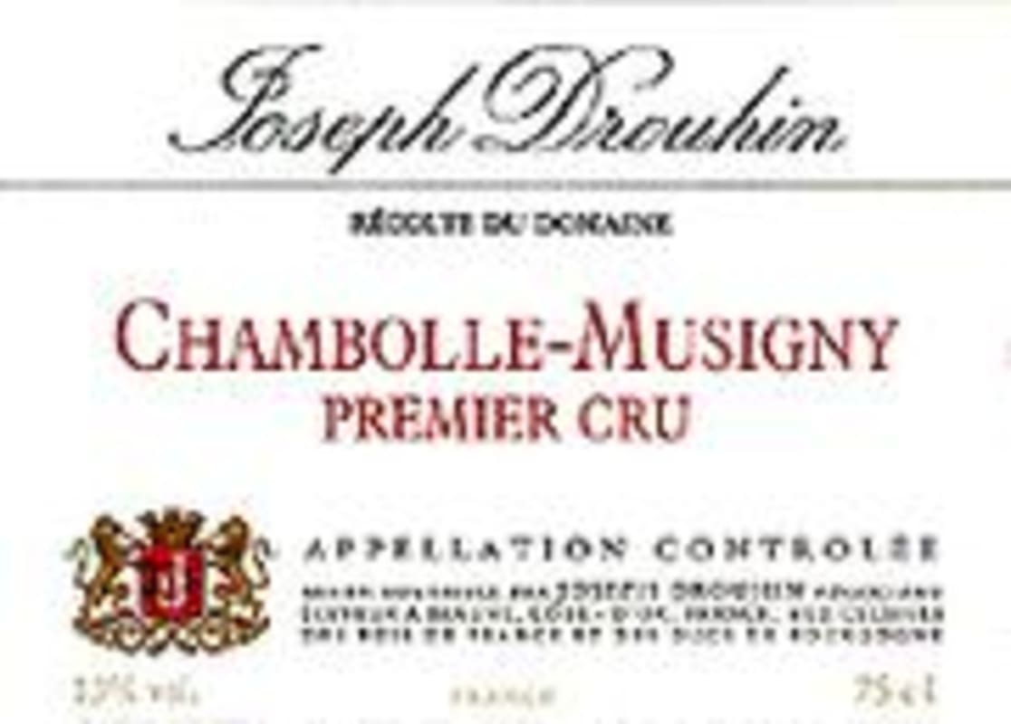 Joseph Drouhin Chambolle-Musigny Premier Cru 1999 Front Label