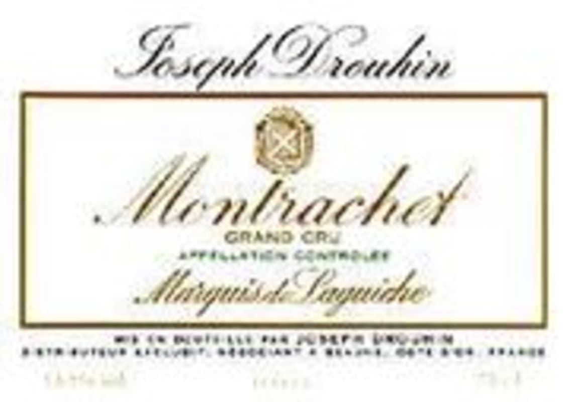 Joseph Drouhin Montrachet Marquis de Laguiche Grand Cru 1999 Front Label