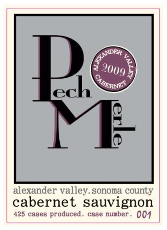 Pech Merle Winery Cabernet Sauvignon 2009 Front Label