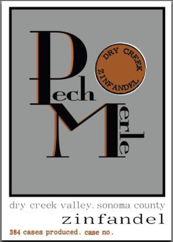 Pech Merle Winery Zinfandel 2012 Front Label