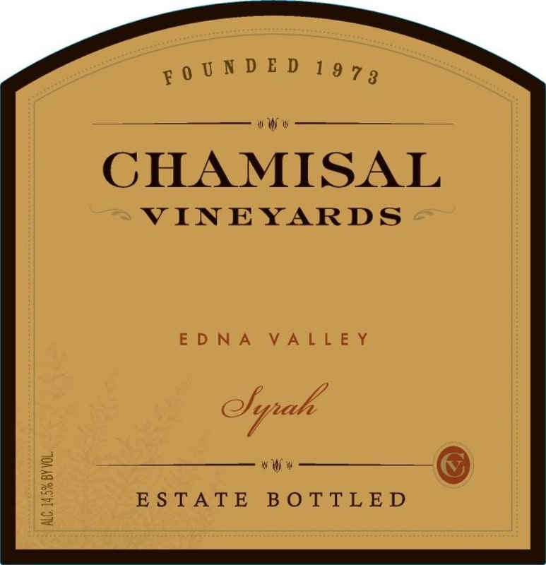 Chamisal Vineyards Estate Syrah 2013 Front Label