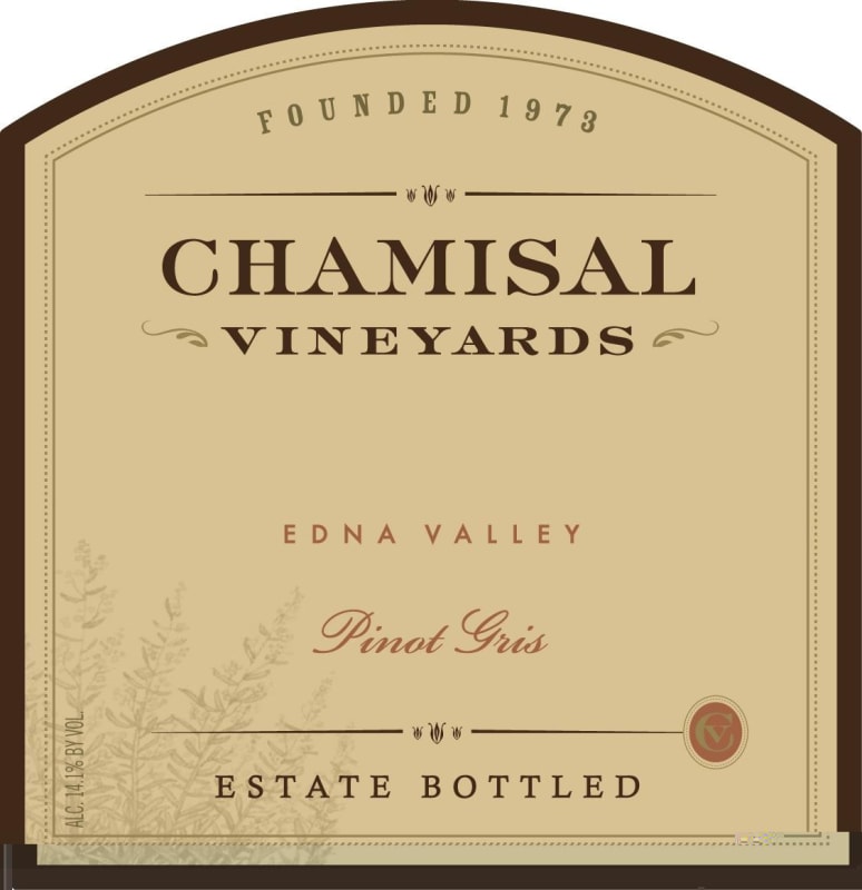 Chamisal Vineyards Estate Pinot Gris 2011 Front Label