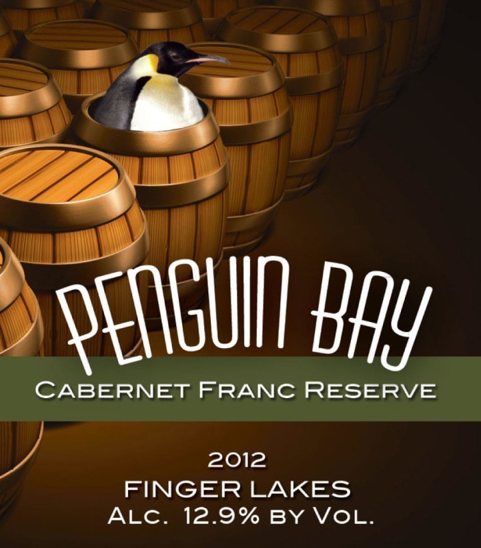 Penguin Bay Winery & Champagne House Reserve Cabernet Franc 2012 Front Label