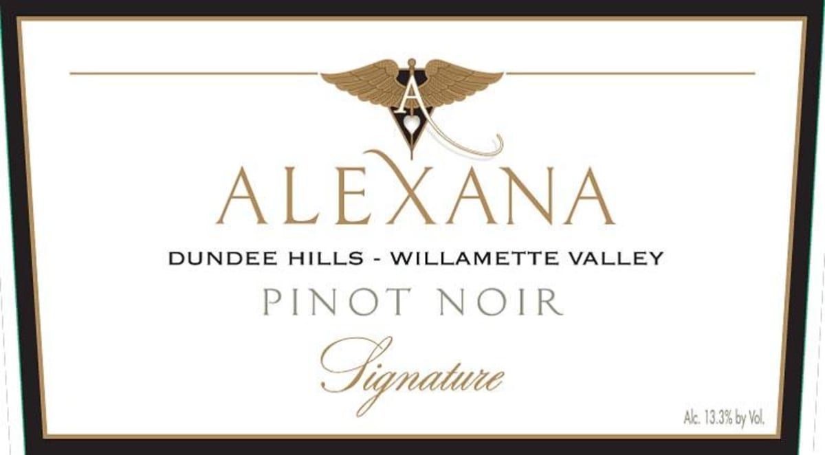 Alexana Signature Pinot Noir 2011 Front Label