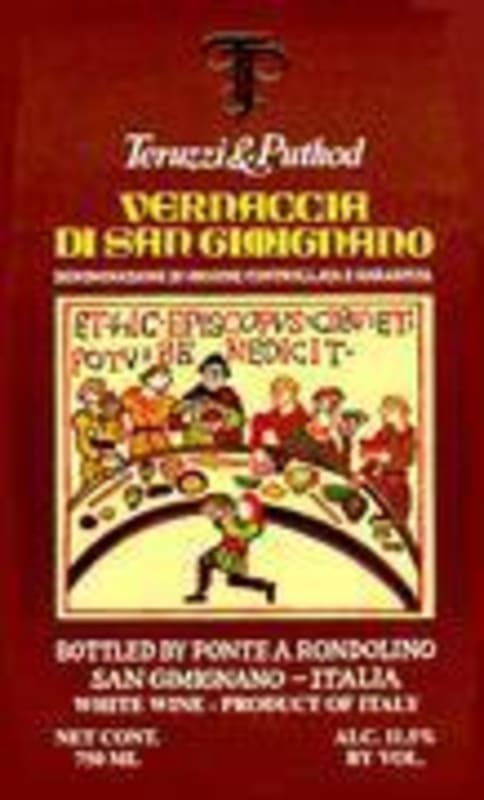 Teruzzi Rondolino Vernaccia di San Gimignan 2001 Front Label