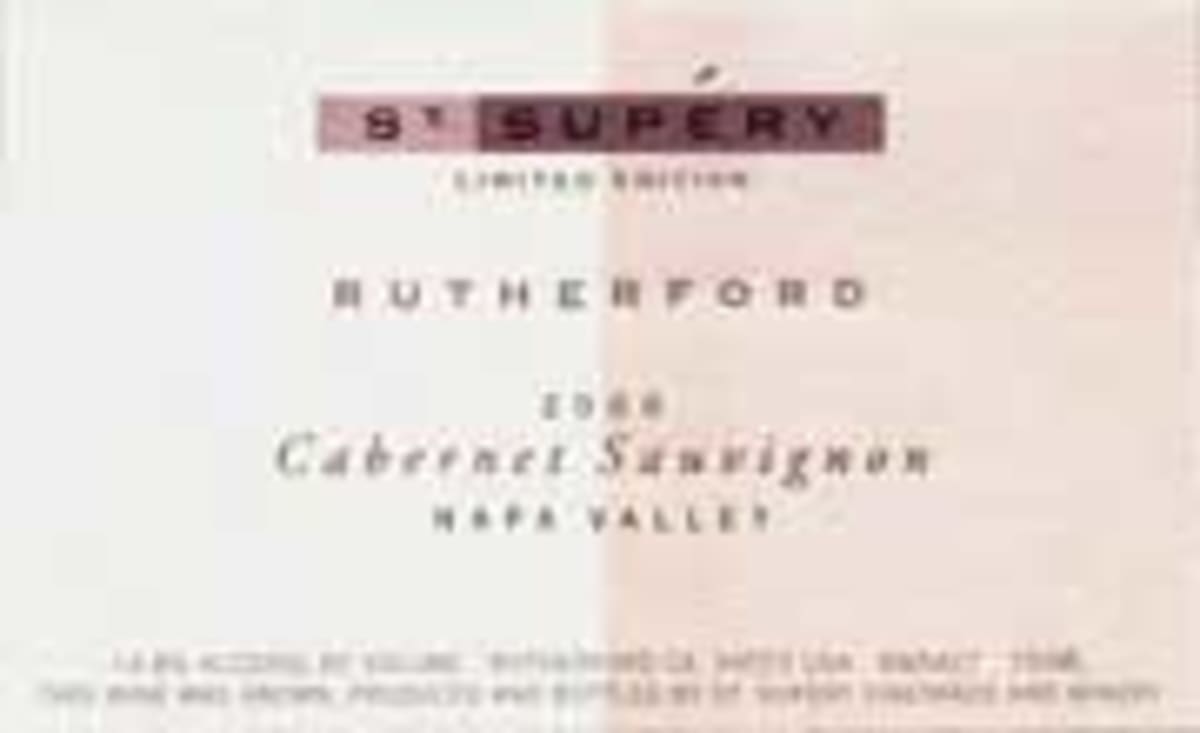 St. Supery Rutherford Cabernet Sauvignon 1999 Front Label
