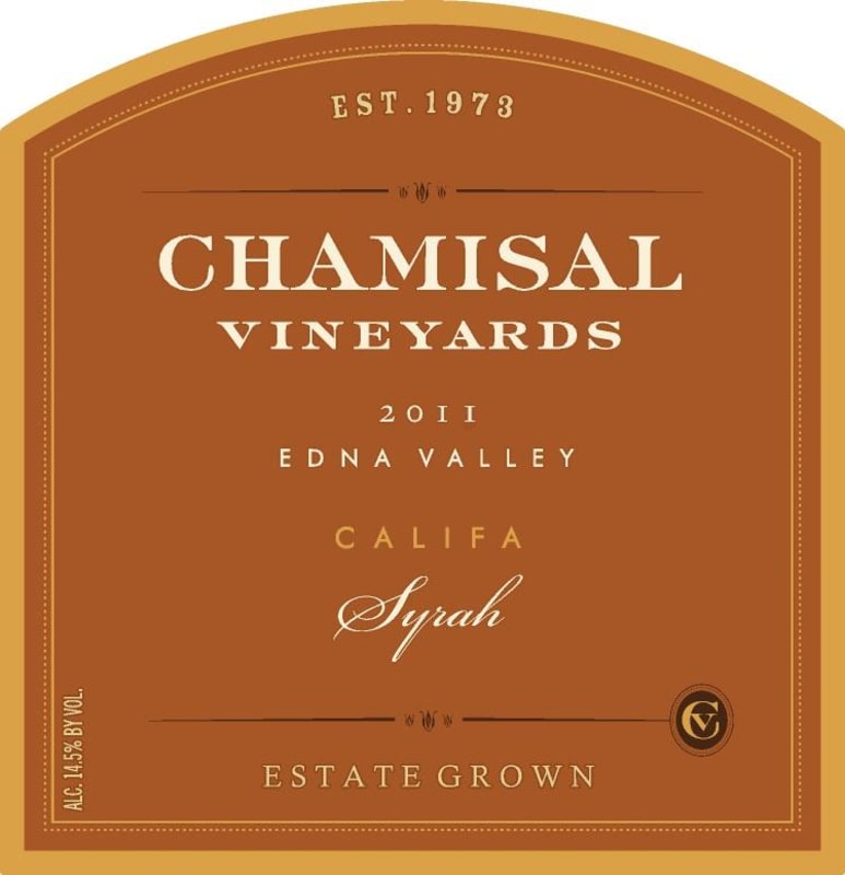 Chamisal Vineyards Califa Selection Syrah 2011 Front Label