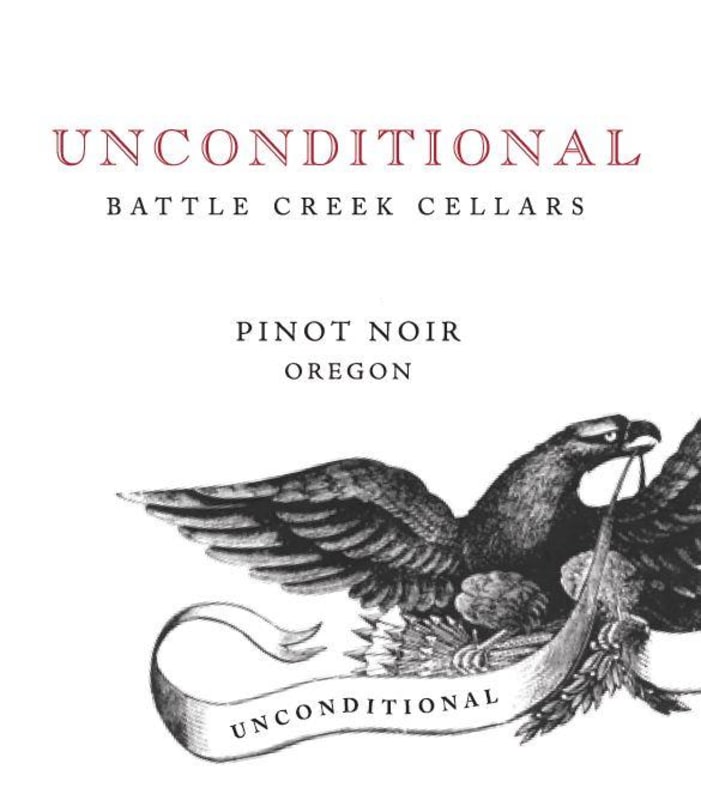 Percept Wines Battle Creek The Unconditional Pinot Noir 2013 Front Label