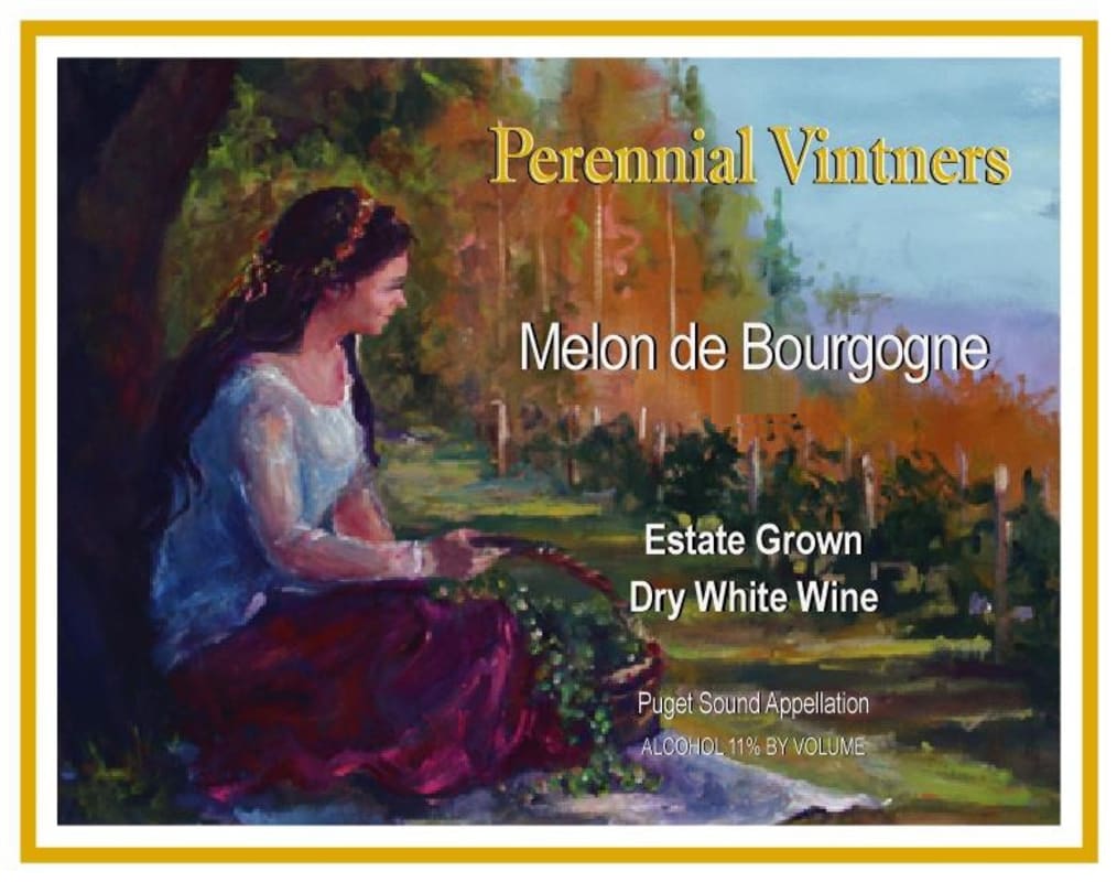 Perennial Vintners Estate Grown Dry Melon de Bourgogne 2014 Front Label