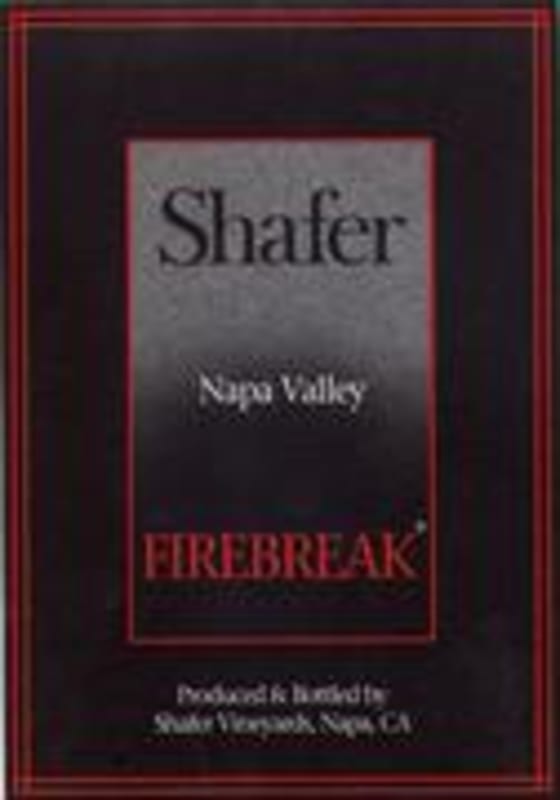 Shafer Firebreak 1996 Front Label