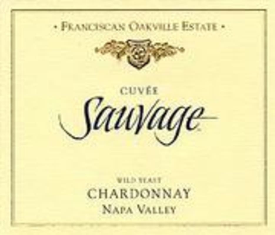 Franciscan Estate Cuvee Sauvage Chardonnay 2000 Front Label