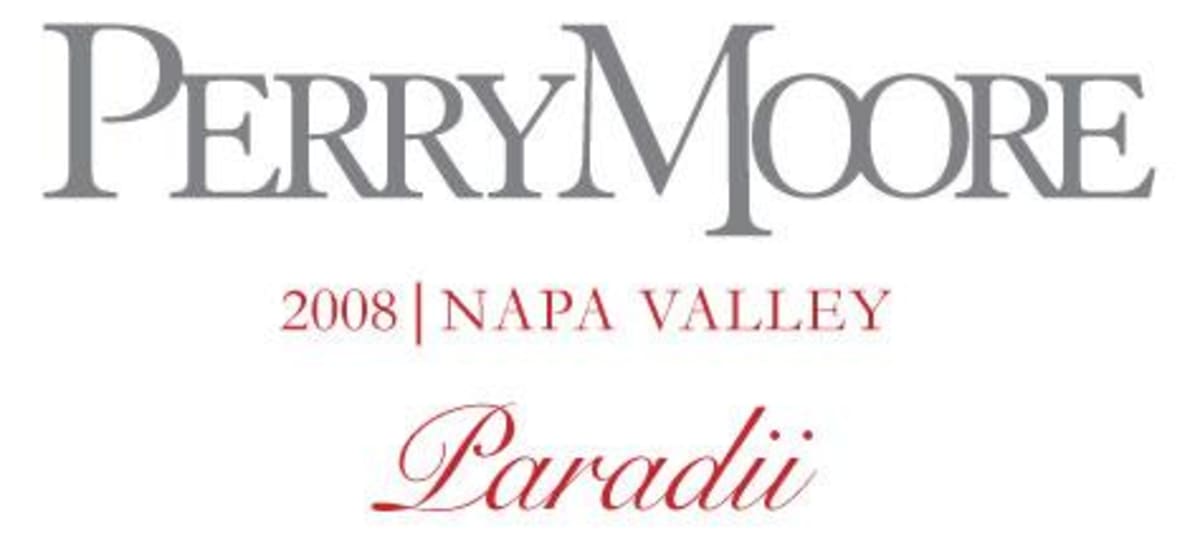 PerryMoore Wine Paradii Cabernet Sauvignon 2008 Front Label