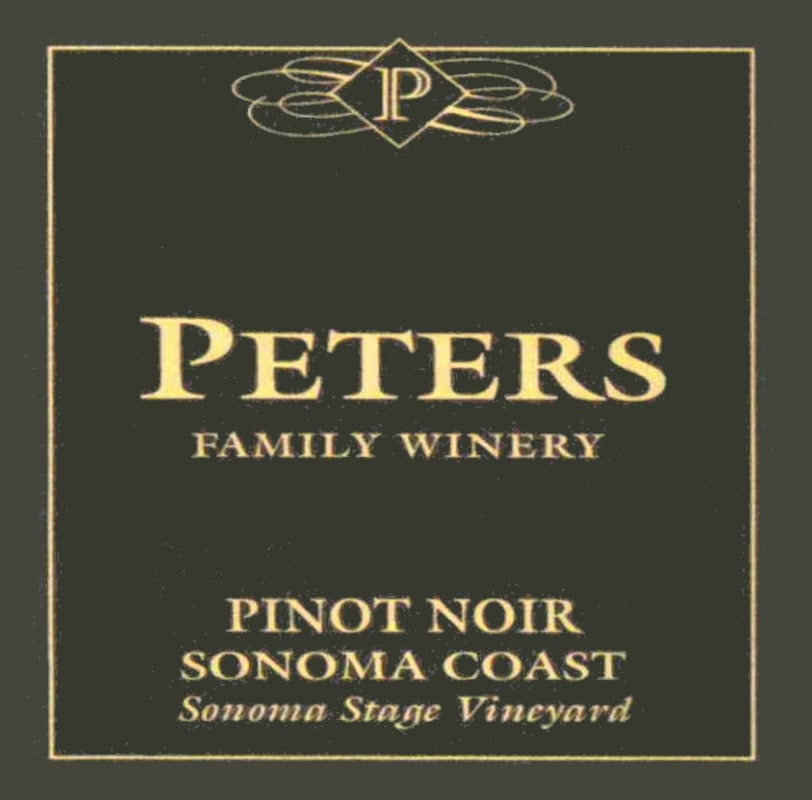 Peters Family Winery Stage Vineyard Pinot Noir 2006 Front Label