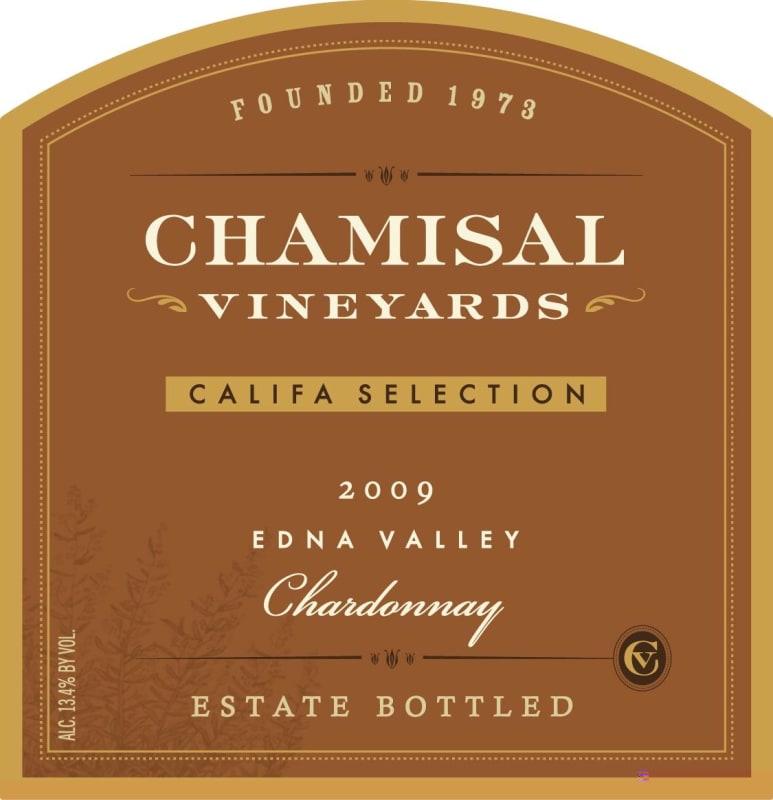 Chamisal Vineyards Califa Selection Chardonnay 2009 Front Label