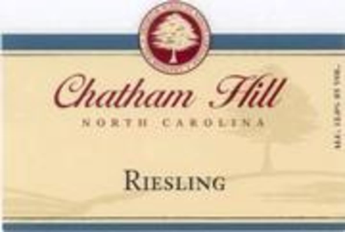 Chatham Hill Riesling 2001 Front Label