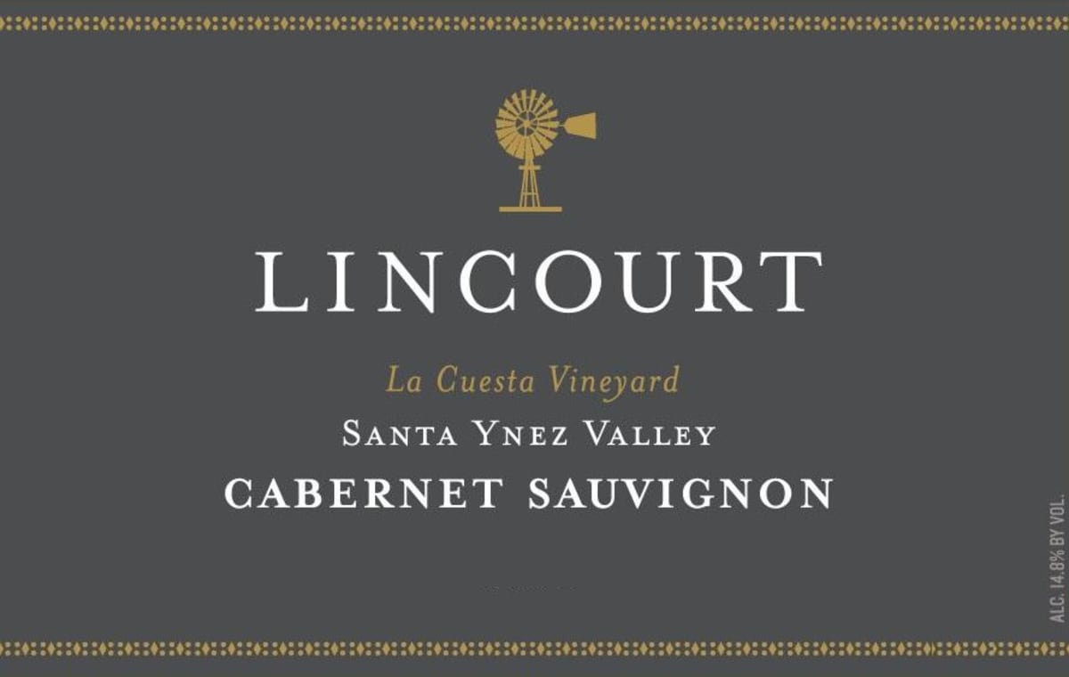 Lincourt La Cuesta Vineyard Cabernet Sauvignon 2010 Front Label