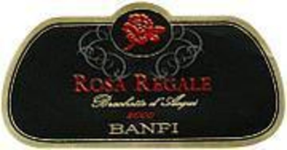 Banfi Rosa Regale Brachetto 2001 Front Label