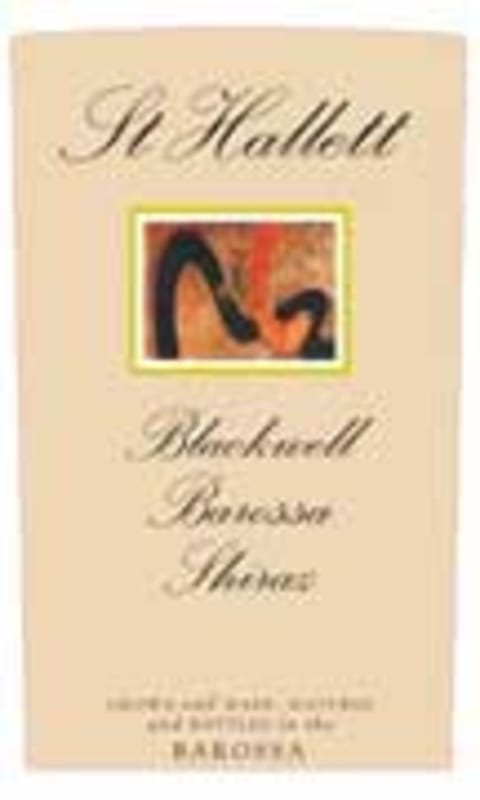 St Hallett Blackwell Shiraz 1999 Front Label