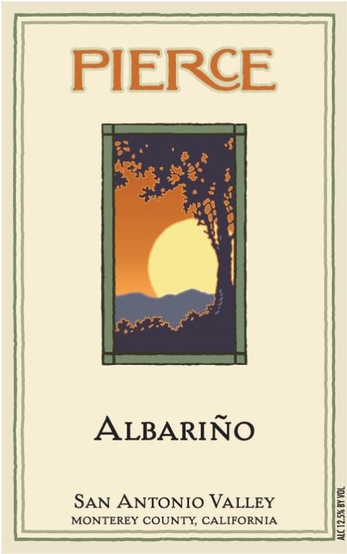 Pierce Ranch Vineyards Albarino 2014 Front Label