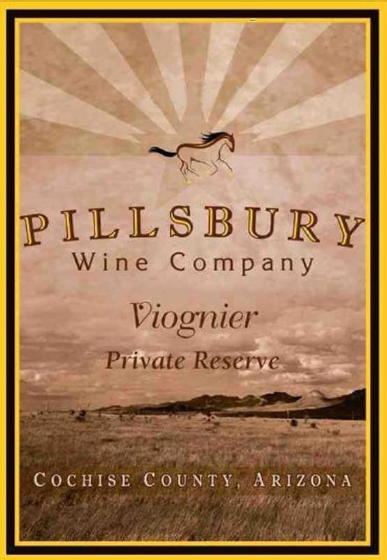 Pillsbury Wine Company Private Reserve Viognier 2014 Front Label