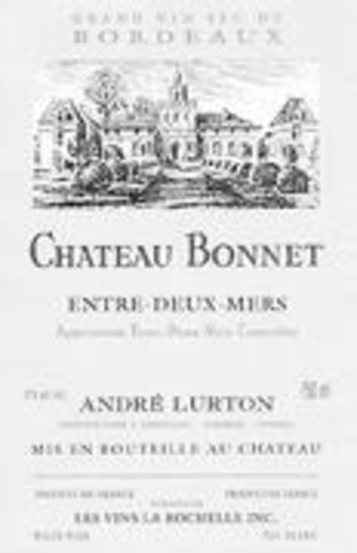 Chateau Bonnet Bordeaux Blanc 2001 Front Label