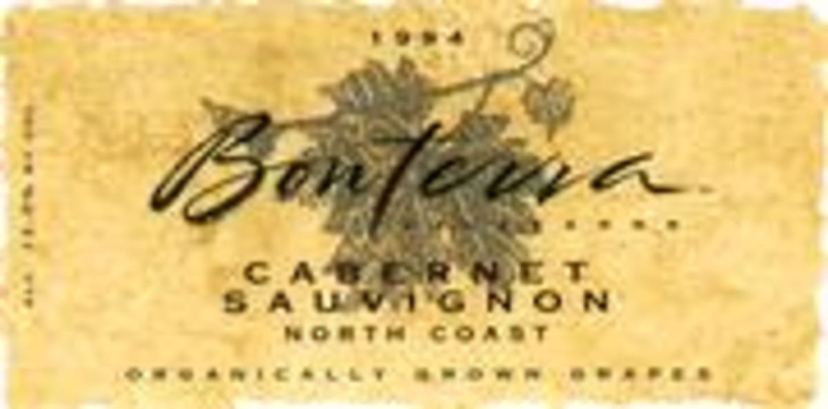 Bonterra Organically Grown Cabernet Sauvignon 1999 Front Label