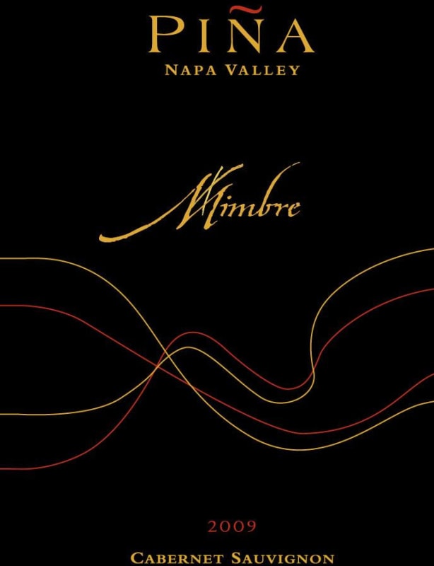 Pina Napa Valley Mimbre Cabernet Sauvignon 2009 Front Label