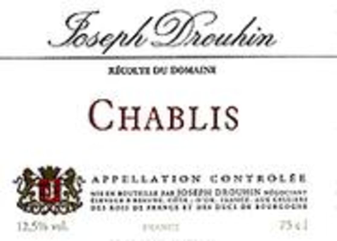 Joseph Drouhin Chablis (half-bottle) 2001 Front Label