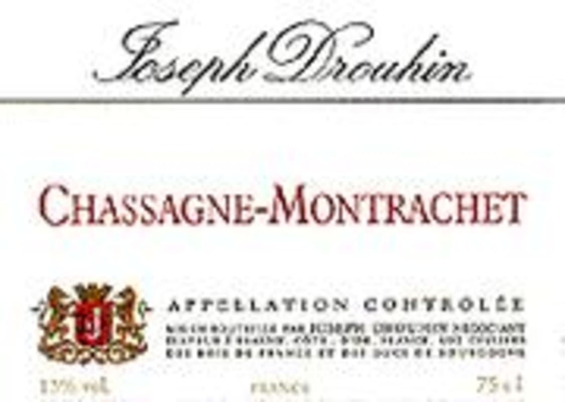 Joseph Drouhin Chassagne-Montrachet (half-bottle) 2000 Front Label
