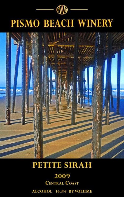 Pismo Beach Winery Petite Sirah 2009 Front Label