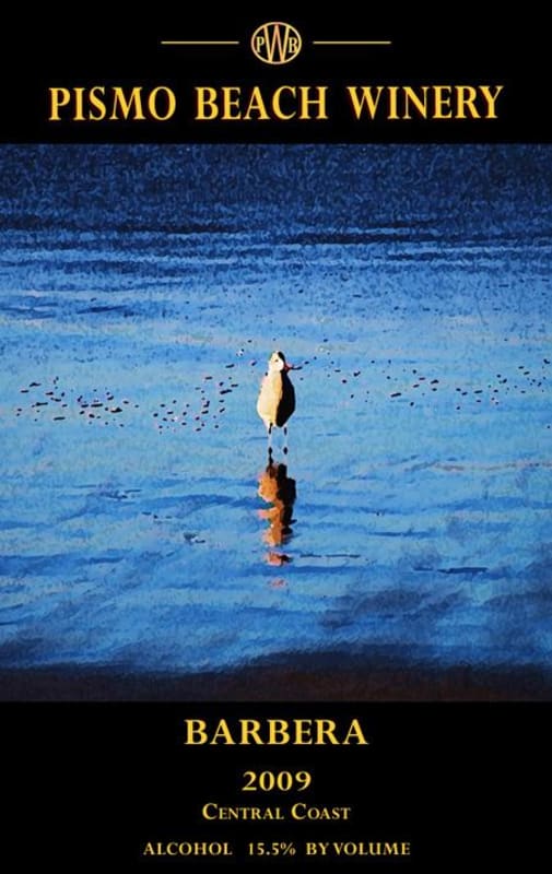 Pismo Beach Winery Barbera 2009 Front Label