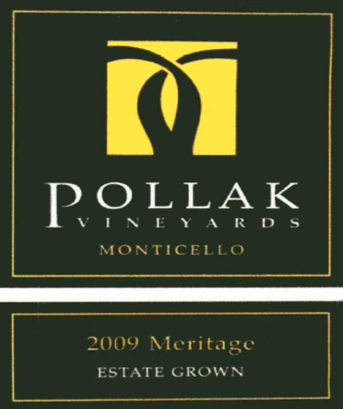 Pollak Vineyards Meritage 2009 Front Label