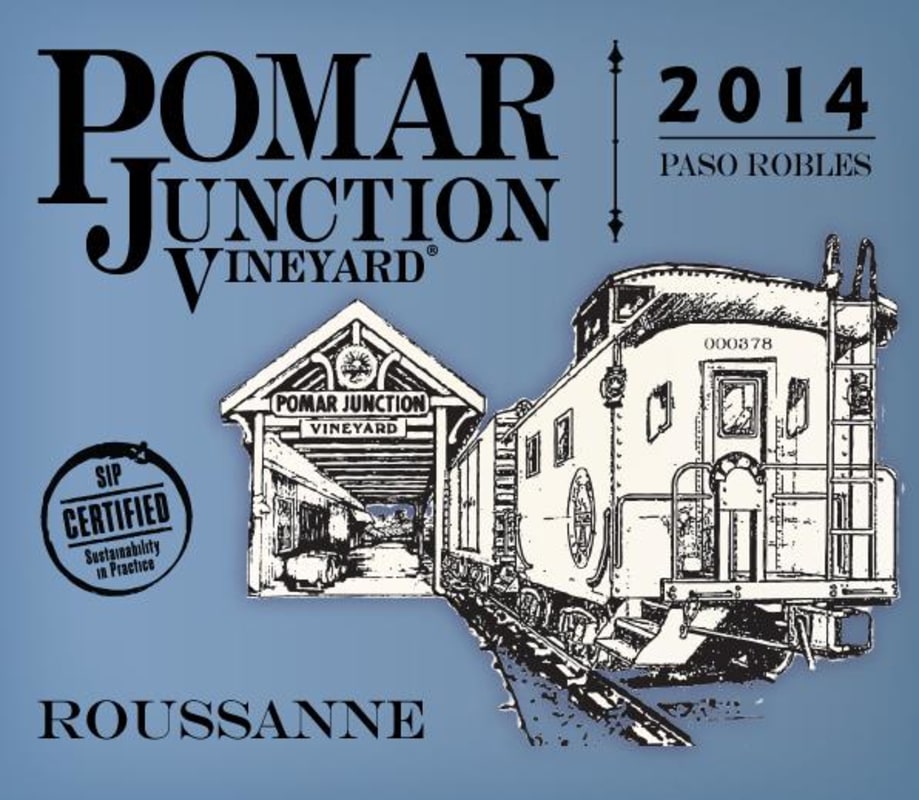 Pomar Junction Roussanne 2014 Front Label