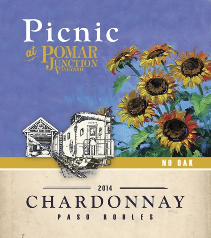 Pomar Junction Picnic Chardonnay 2014 Front Label