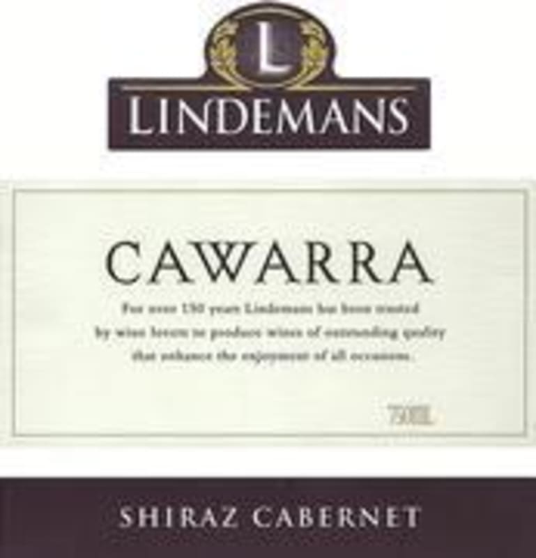 Lindeman’s Bin Series Cawarra Shiraz Cabernet 2001 Front Label