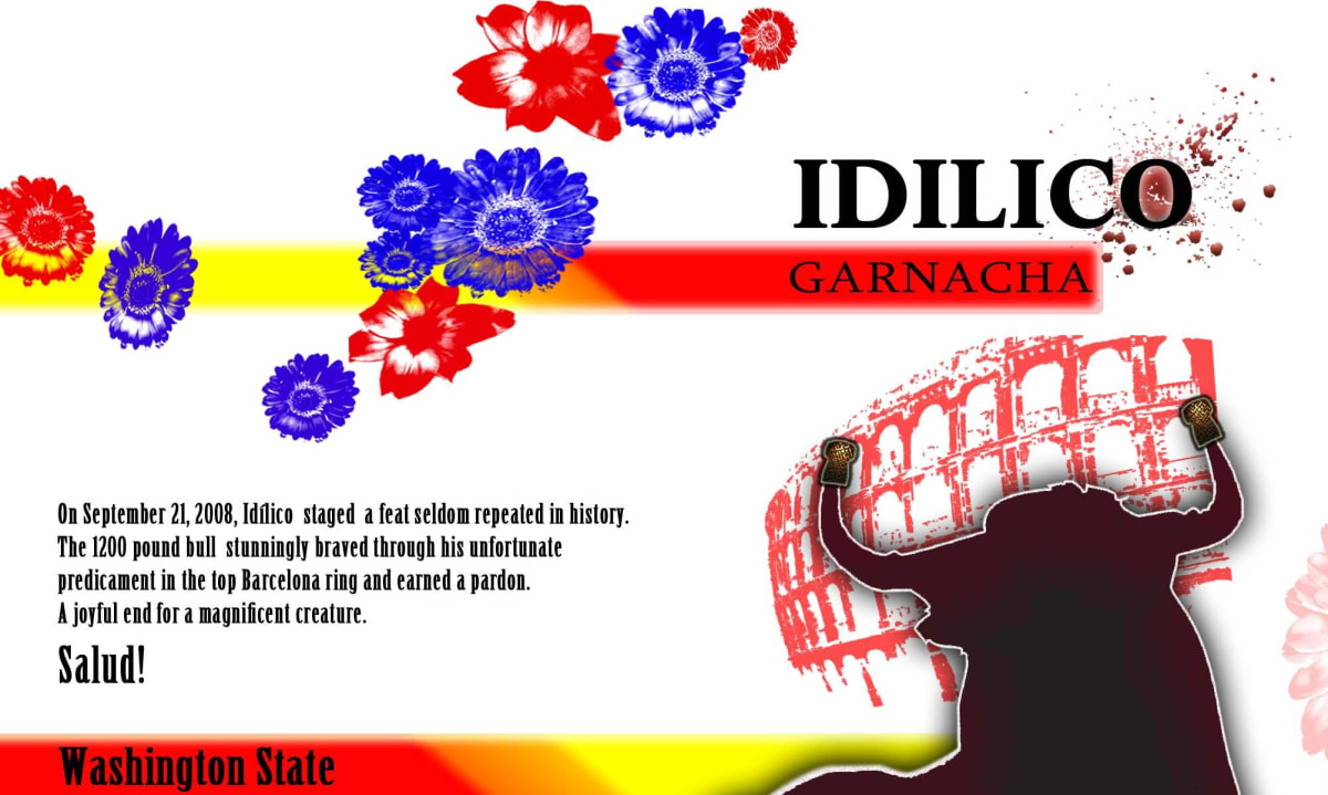 Pomum Cellars Idilico Garnacha 2011 Front Label