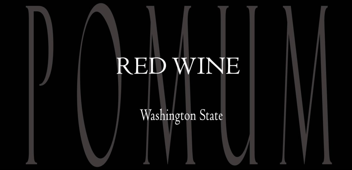 Pomum Cellars Red 2012 Front Label