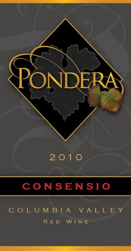 Pondera Winery Consensio 2010 Front Label