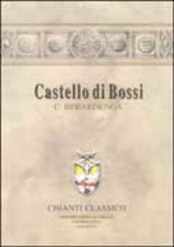 Castello di Bossi Chianti Classico 2000 Front Label
