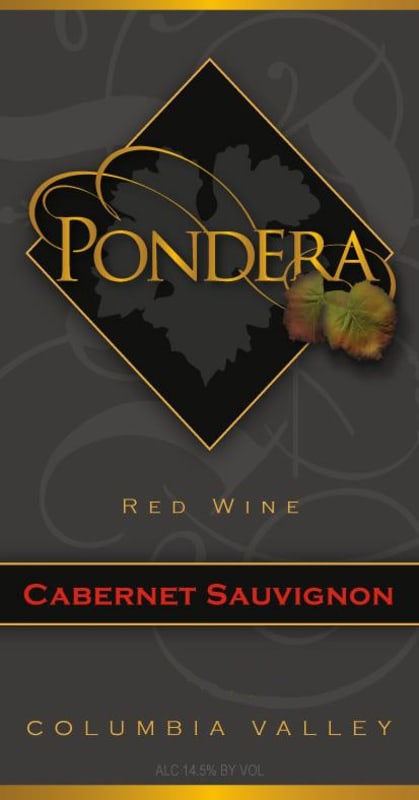 Pondera Winery Cabernet Sauvignon 2009 Front Label